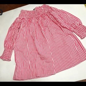 VAMP Red & White Candy Cane Striped Girls XL